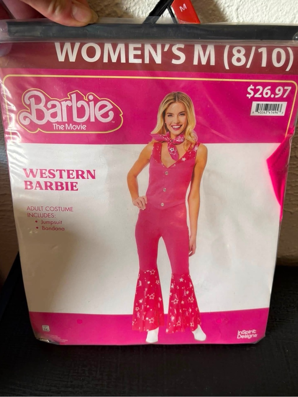 Barbie Western Jumpsuit Costume with Star-Flare Legs